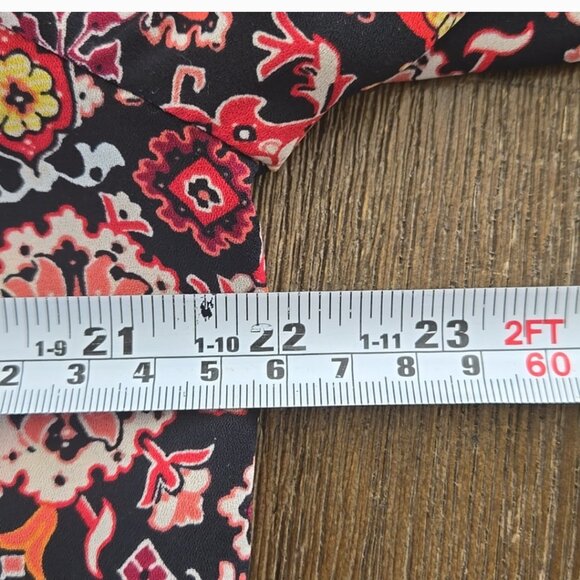 Loft long sleeve  multicolor top size M - Picture 6 of 7